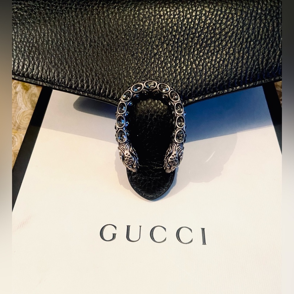 Gucci Dionysus mini leather chain wallet